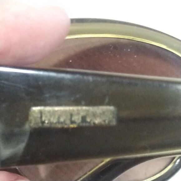 Nicole Miller Women's Versailles 57 17 130 Green Brown Sunglasses Rectangle - Picture 14 of 14